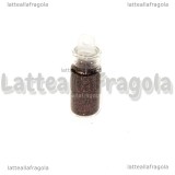 Glitter Rame con bottiglietta in vetro 22mm